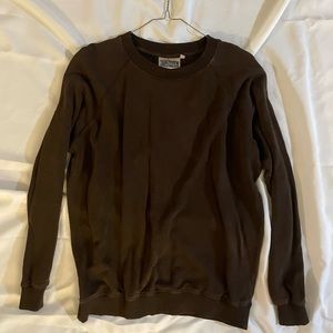 Jungmaven Sierra Raglan Brown Sweater size small